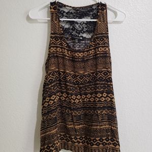 Tribal pattern tank top Forever 21